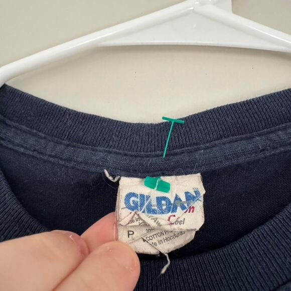 Gildan y2k navy blue oklahoma short sleeve t shirt unisex small - Picture 4 of 4